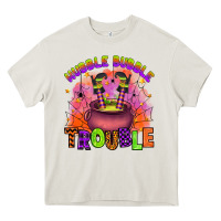 Cream hubble bubble trouble Heavy Core Tee - Artiststas