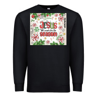 Black christian christmas  jesus the reason Premium Sweatshirt - MaliasSmallBusiness