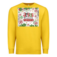 Lemon christian christmas  jesus the reason Premium Sweatshirt - MaliasSmallBusiness