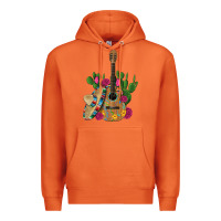 Carrot ,mexican sombrero guitar rose cactus Premium Hoodie - Artiststas