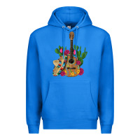 True Royal ,mexican sombrero guitar rose cactus Premium Hoodie - Artiststas