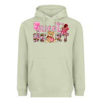 Matcha sweetheart with bear Heavyweight Hoodie - NancyCooperArtShop