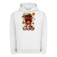 Pigment Lunar Rock one merry teacher afro messy bun Urban Hoodie - texasbilliewilder
