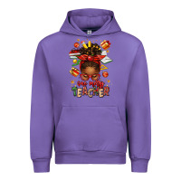 Tulip one merry teacher afro messy bun Urban Hoodie - texasbilliewilder