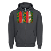 Smoke mexican flag brushstroke Zipper Hoodie - Jasminsmagicworld