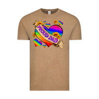 Vintage Coffee lgbtq proud dad Vintage Tee - HRA Design Shop