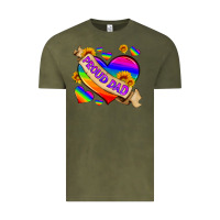 Vintage Olive lgbtq proud dad Vintage Tee - HRA Design Shop