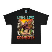 Black long live cowboys Urban Heavy Tee - FaDigitalArtStudio