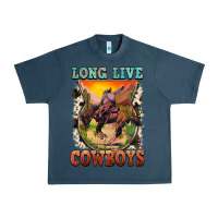 Midnight Navy long live cowboys Urban Heavy Tee - FaDigitalArtStudio