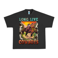 Pigment Black long live cowboys Urban Heavy Tee - FaDigitalArtStudio
