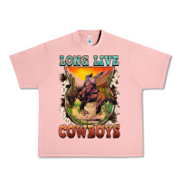 Salmon long live cowboys Urban Heavy Tee - FaDigitalArtStudio