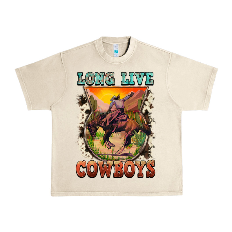 Long Live Cowboys Urban Heavy Tee by FaDigitalArtStudio | Teevron