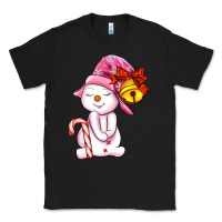 Black winter pink snowman Classic Tee - AdoDesignShop