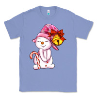 Colony Blue winter pink snowman Classic Tee - AdoDesignShop