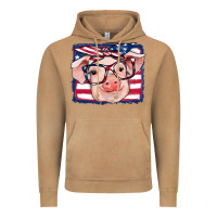 Vintage Camel american flag pig Vintage Hoodie - RanaPortraitStore