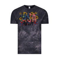 Cloud Black usa yall Vintage Tee - RacoonDesign