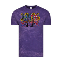 Cloud Purple usa yall Vintage Tee - RacoonDesign