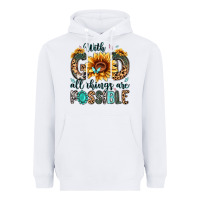 White with god all things are possible malias Heavyweight Hoodie - MaliasSmallBusiness