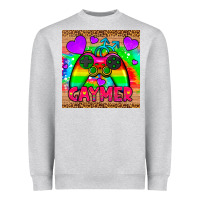Heather Grey gaymer mousepad Heavyweight Sweatshirt - HRA Design Shop