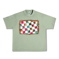 Oil Green race background with leopard frame Urban Heavy Tee - HRA Design Shop