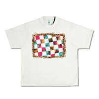 Pistachio race background with leopard frame Urban Heavy Tee - HRA Design Shop