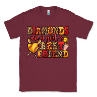 Burgundy diamonds are a girl's best friend softball Classic Tee - Jasminsmagicworld
