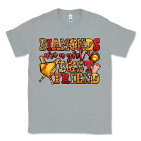 Heather Grey diamonds are a girl's best friend softball Classic Tee - Jasminsmagicworld