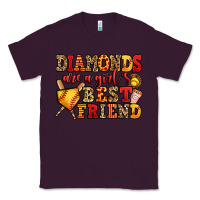 Plum diamonds are a girl's best friend softball Classic Tee - Jasminsmagicworld