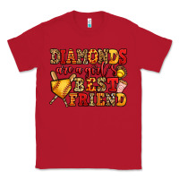 Red diamonds are a girl's best friend softball Classic Tee - Jasminsmagicworld