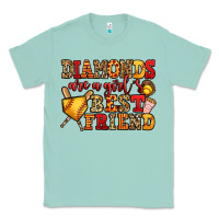 Seafoam diamonds are a girl's best friend softball Classic Tee - Jasminsmagicworld