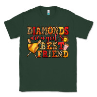 Sports Green diamonds are a girl's best friend softball Classic Tee - Jasminsmagicworld
