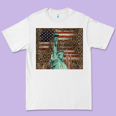 Statue Of Liberty Tumbler Premium Tee Designed By Barkaloodesign