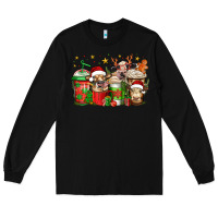 Black christmas cows coffee Long Sleeve Tee - Jasminsmagicworld