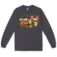 Smoke christmas cows coffee Long Sleeve Tee - Jasminsmagicworld