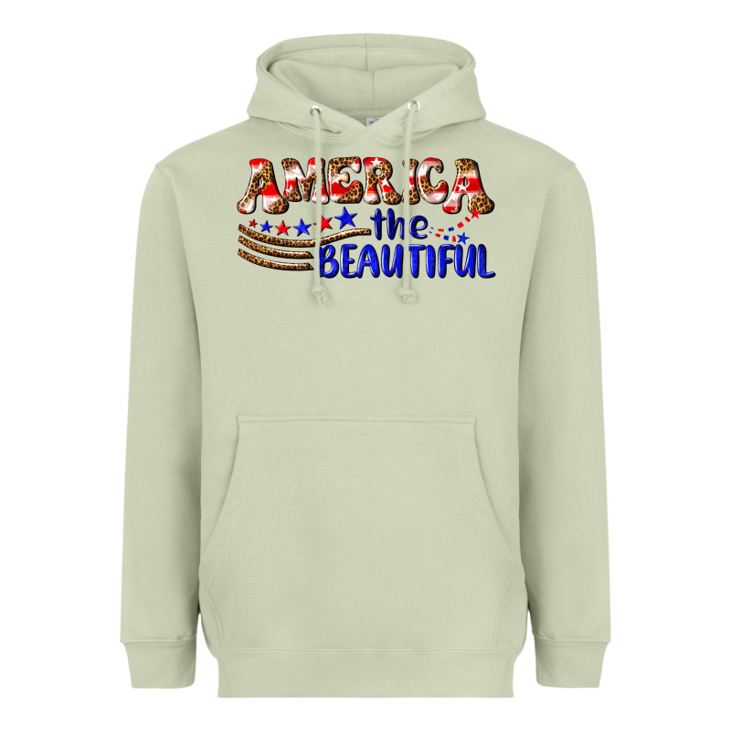 America The Beautiful Heavyweight Hoodie by NancyCooperArtShop | Teevron