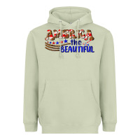 Matcha America the beautiful Heavyweight Hoodie - NancyCooperArtShop