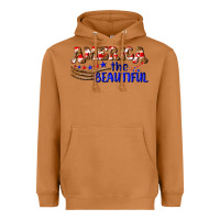 Meerkat America the beautiful Heavyweight Hoodie - NancyCooperArtShop