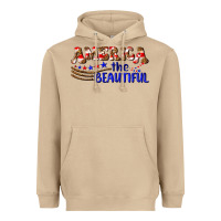 Mushroom America the beautiful Heavyweight Hoodie - NancyCooperArtShop