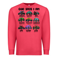 Cardinal god says i am Premium Sweatshirt - MaliasSmallBusiness