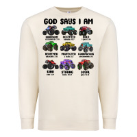 Sandshell god says i am Premium Sweatshirt - MaliasSmallBusiness