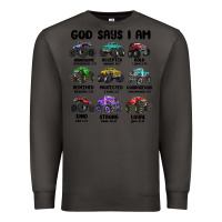Smoke god says i am Premium Sweatshirt - MaliasSmallBusiness