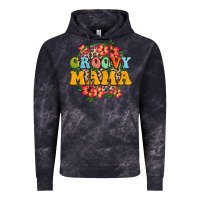 Cloud Black groovy mama Vintage Hoodie - Zillion Design Studio