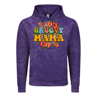 Cloud Purple groovy mama Vintage Hoodie - Zillion Design Studio