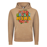 Vintage Coffee groovy mama Vintage Hoodie - Zillion Design Studio