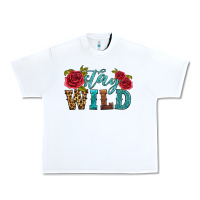 White stay wild Urban Heavy Tee - HRA Design Shop