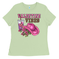 Matcha valentines day valentine vıbes Ladies Tee - AdoDesignShop