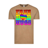 Vintage Coffee lgbtq free dad hugs Vintage Tee - HRA Design Shop