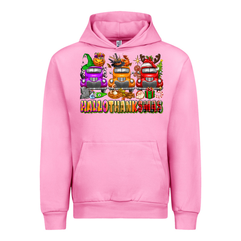 Hallothanksmas Trucks Urban Hoodie by texasbilliewilder | Teevron