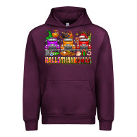 Mauve Wine Hallothanksmas trucks Urban Hoodie - texasbilliewilder