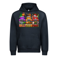 Navy Hallothanksmas trucks Urban Hoodie - texasbilliewilder